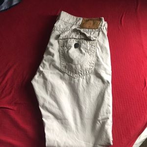 TRUE RELIGION RICKY SIZE 38 WHITE NWOT